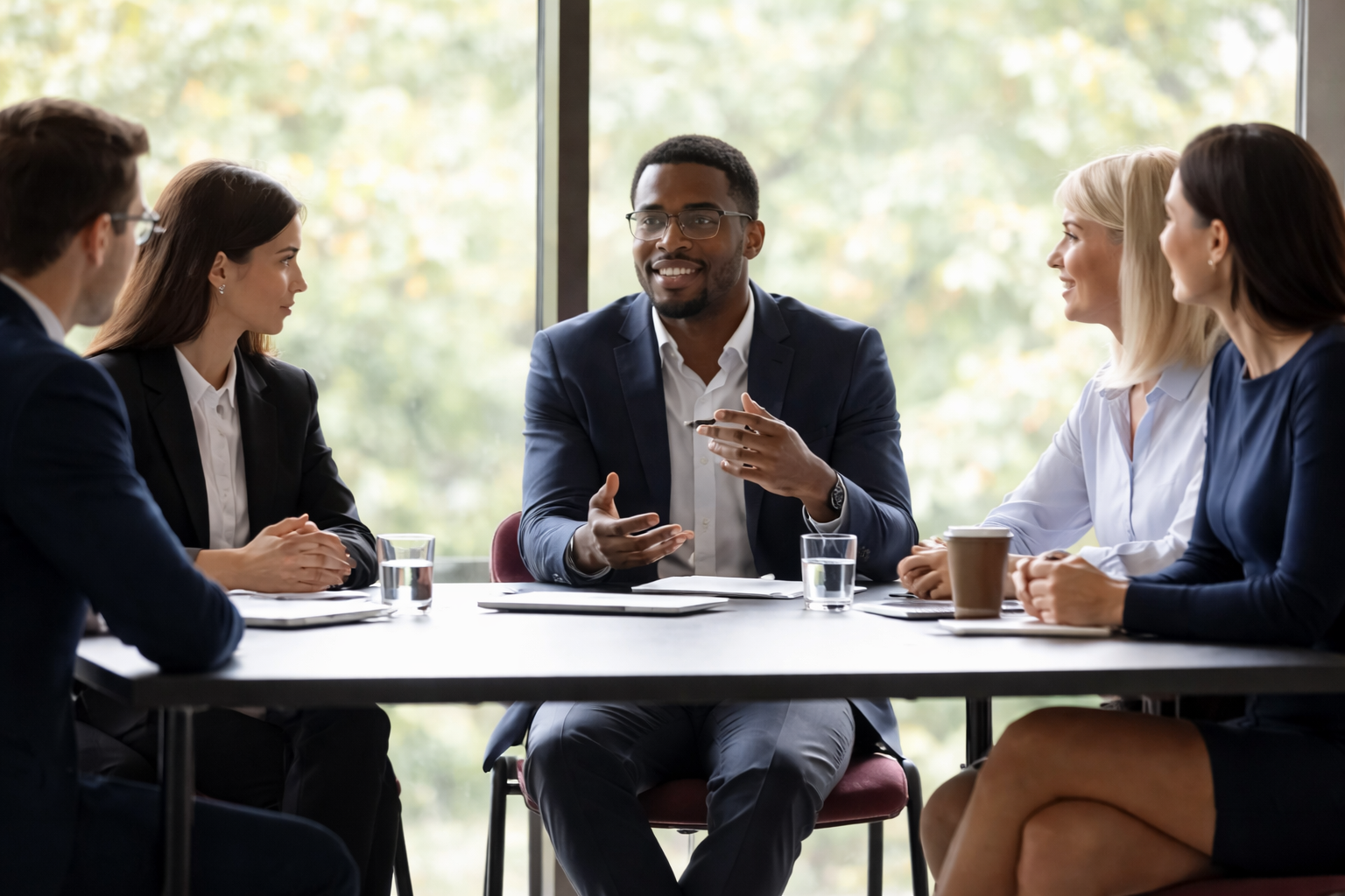 Group of volunteers working together on reforestation project, representing collaboration and growth
